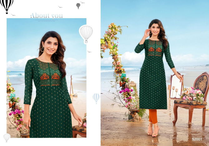 Kapil Trendz Amory 7 Embroidery Wholesale Kurti Collection